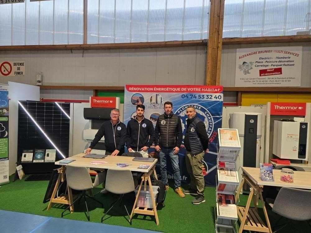 L'équipe de FPC Habitat, spécialistes des énergies renouvelables et techniciens RGE en Rhône-Alpes